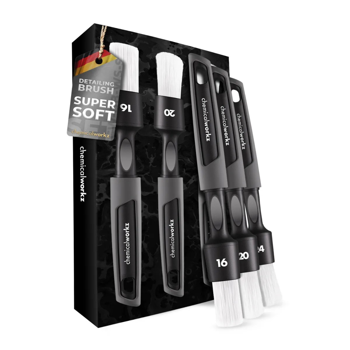 Chemicalworkz Detailing Brush White Soft Pinsel Set Chemicalworkz Detailing Brush White Soft Pinsel Set