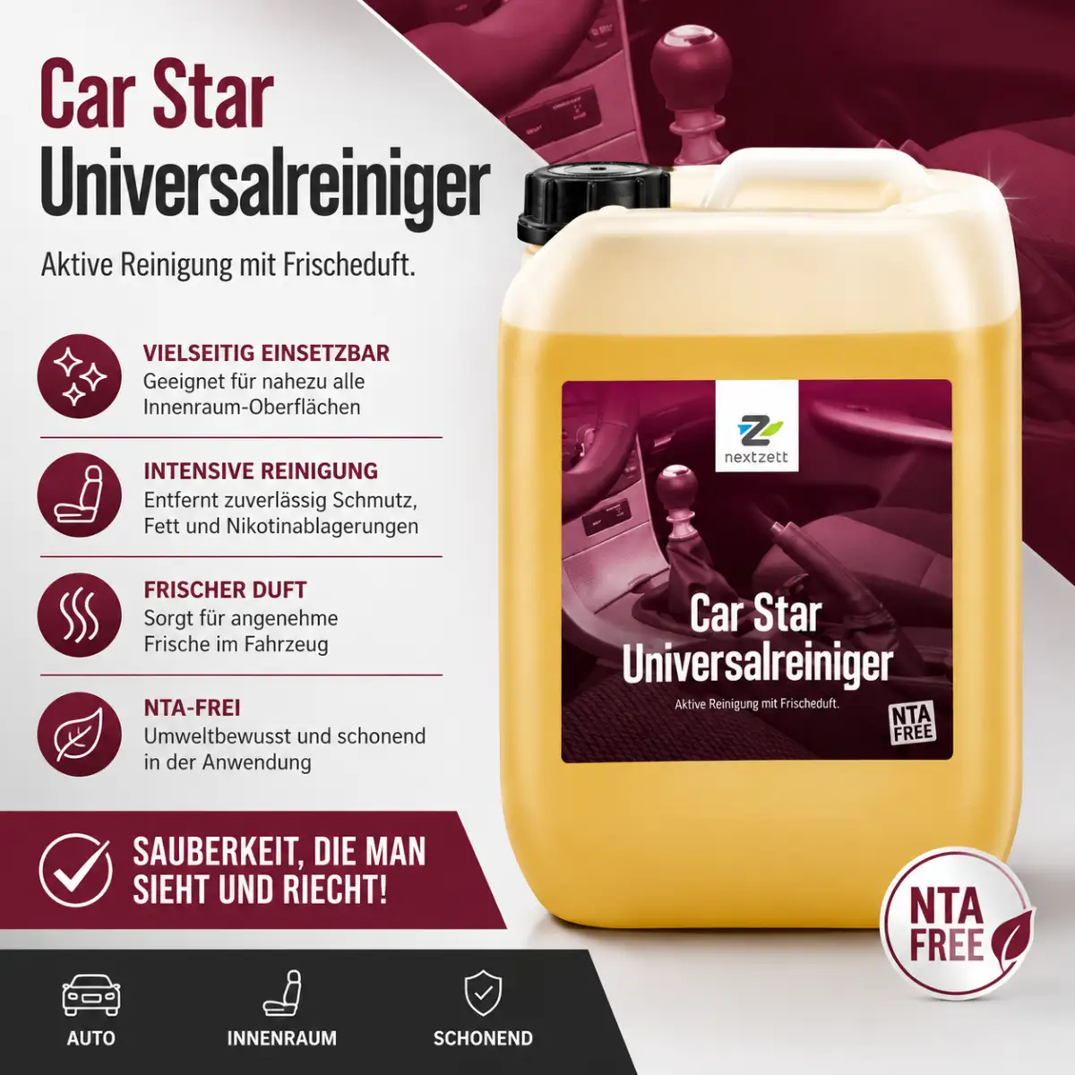 Nextzett Car Star Universalreiniger 25L