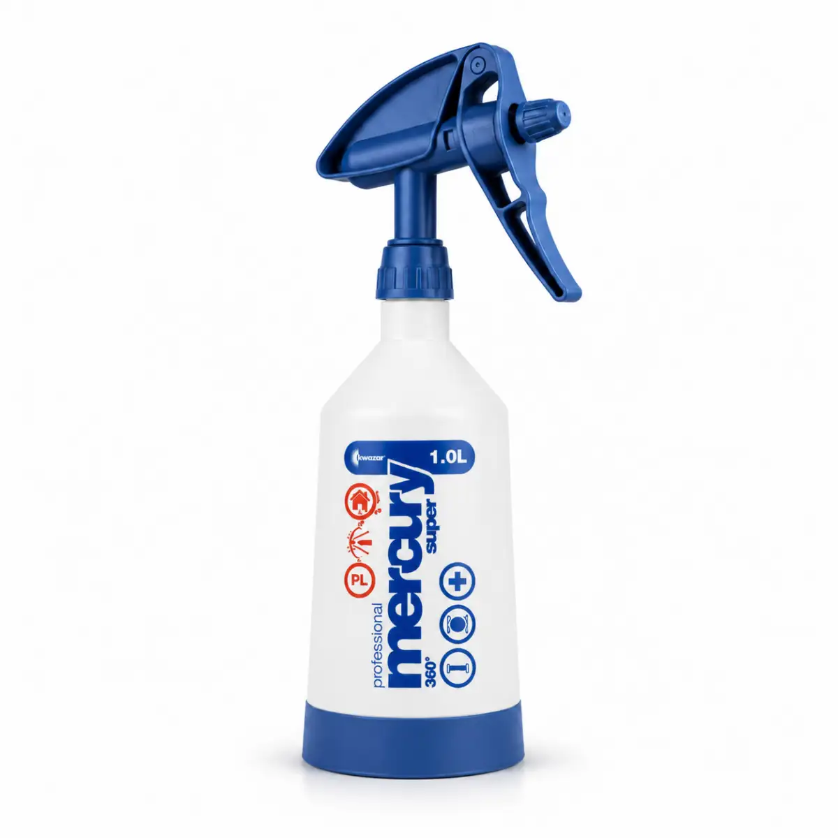 Kwazar Mercury Super PRO+ 360 Grad VITON blau Sprühflasche 1 Liter