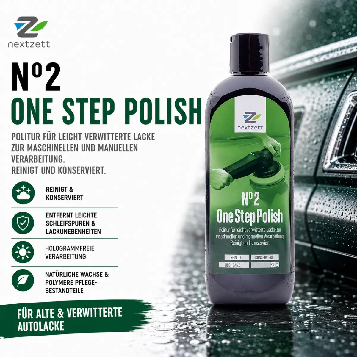 Nextzett No2 One Step Polish 250ml