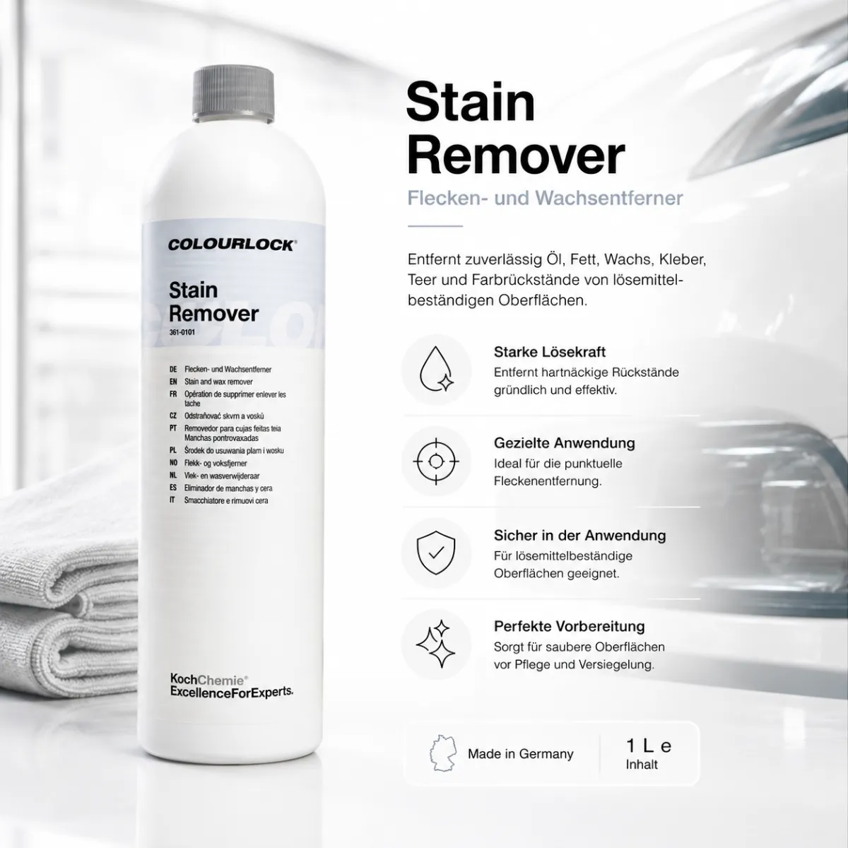 Colourlock Stain Rmover Flecken- und Wachsentferner 1L
