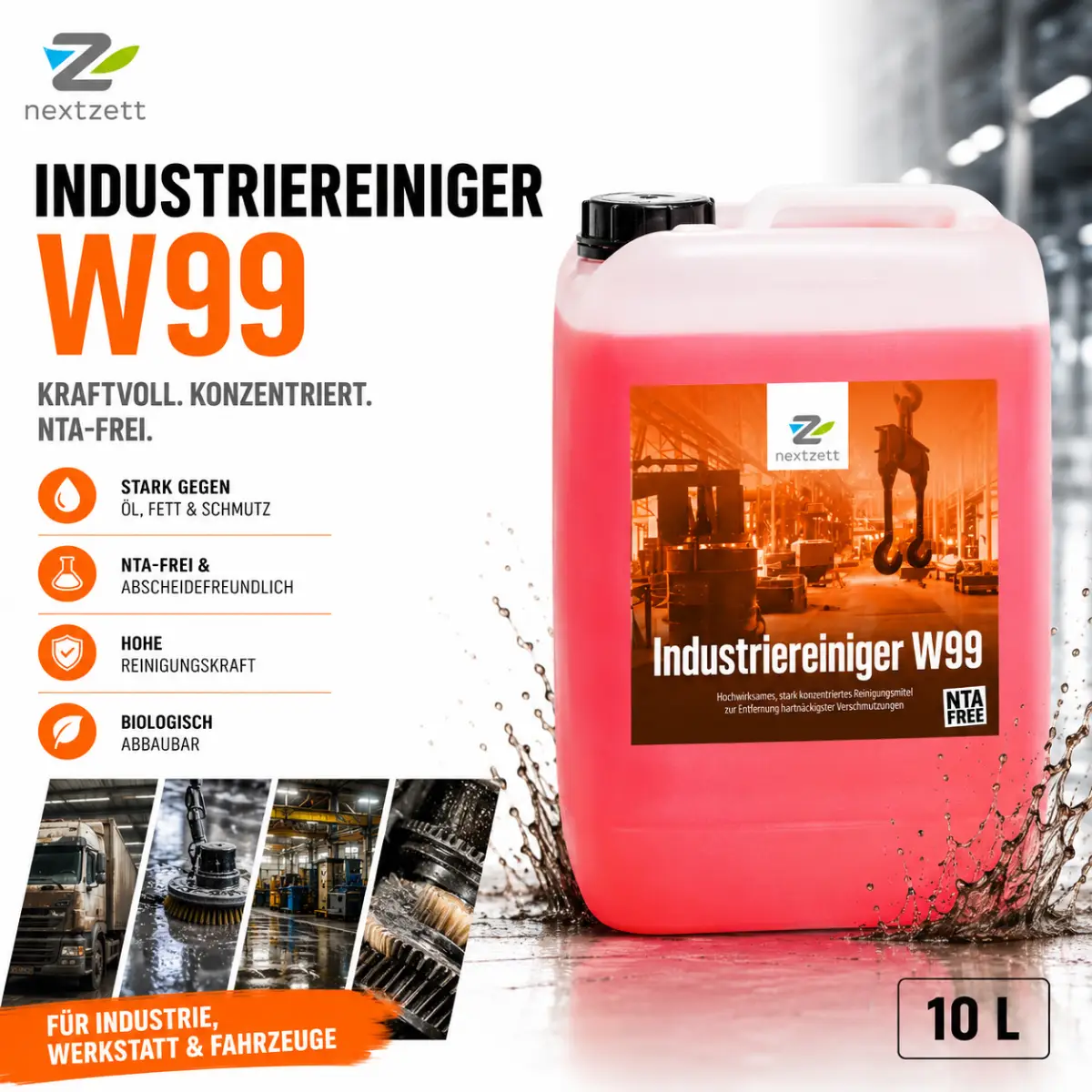 Nextzett Industriereiniger W99 10L