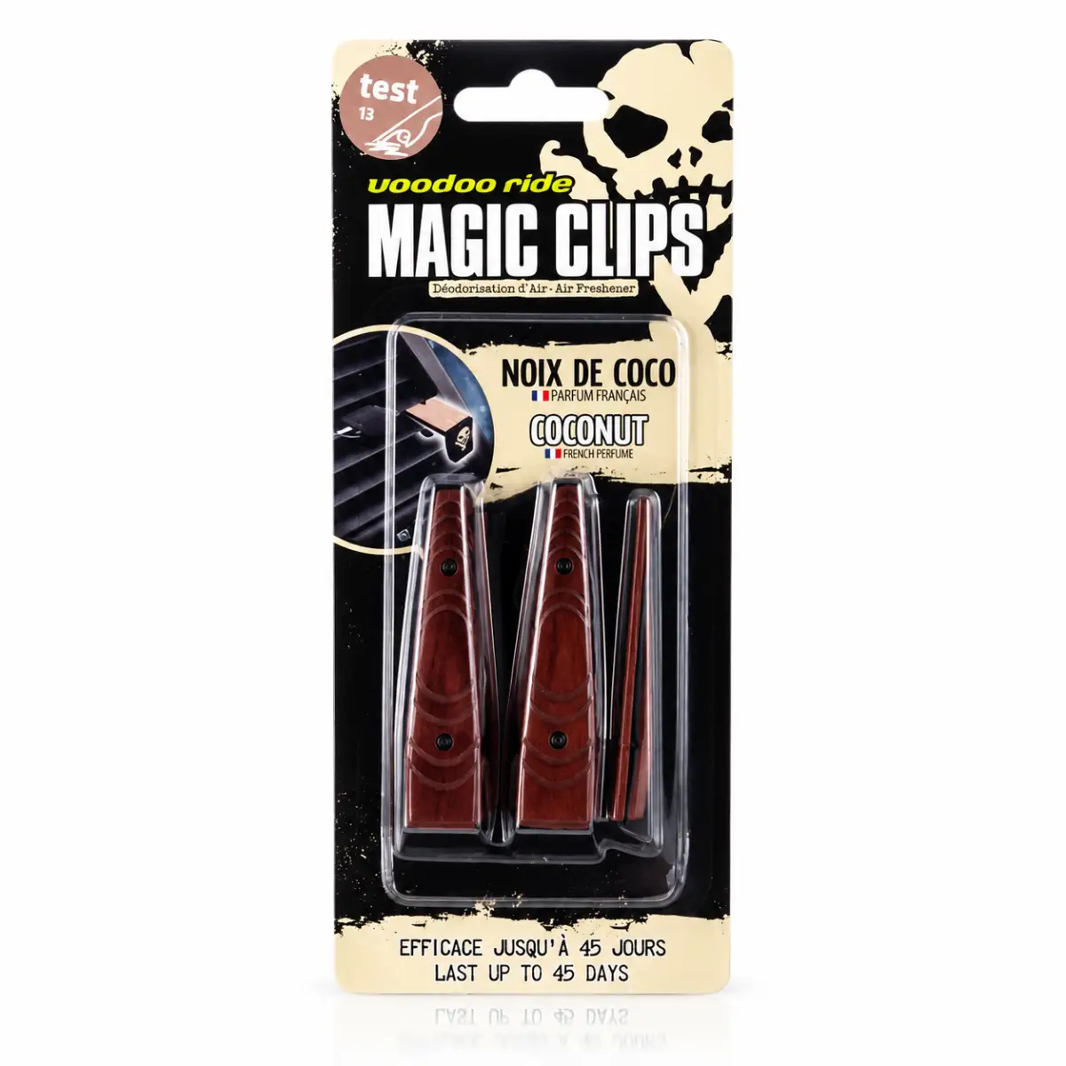 Voodoo Ride MAGIC CLIPS - Coconut 4 Stück