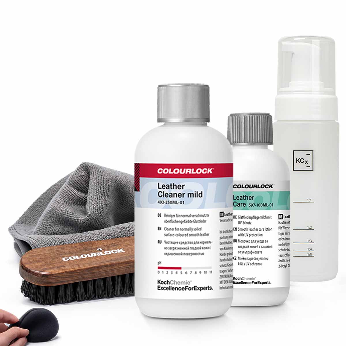 Colourlock Glattleder Komplettset mild 250ml/100ml