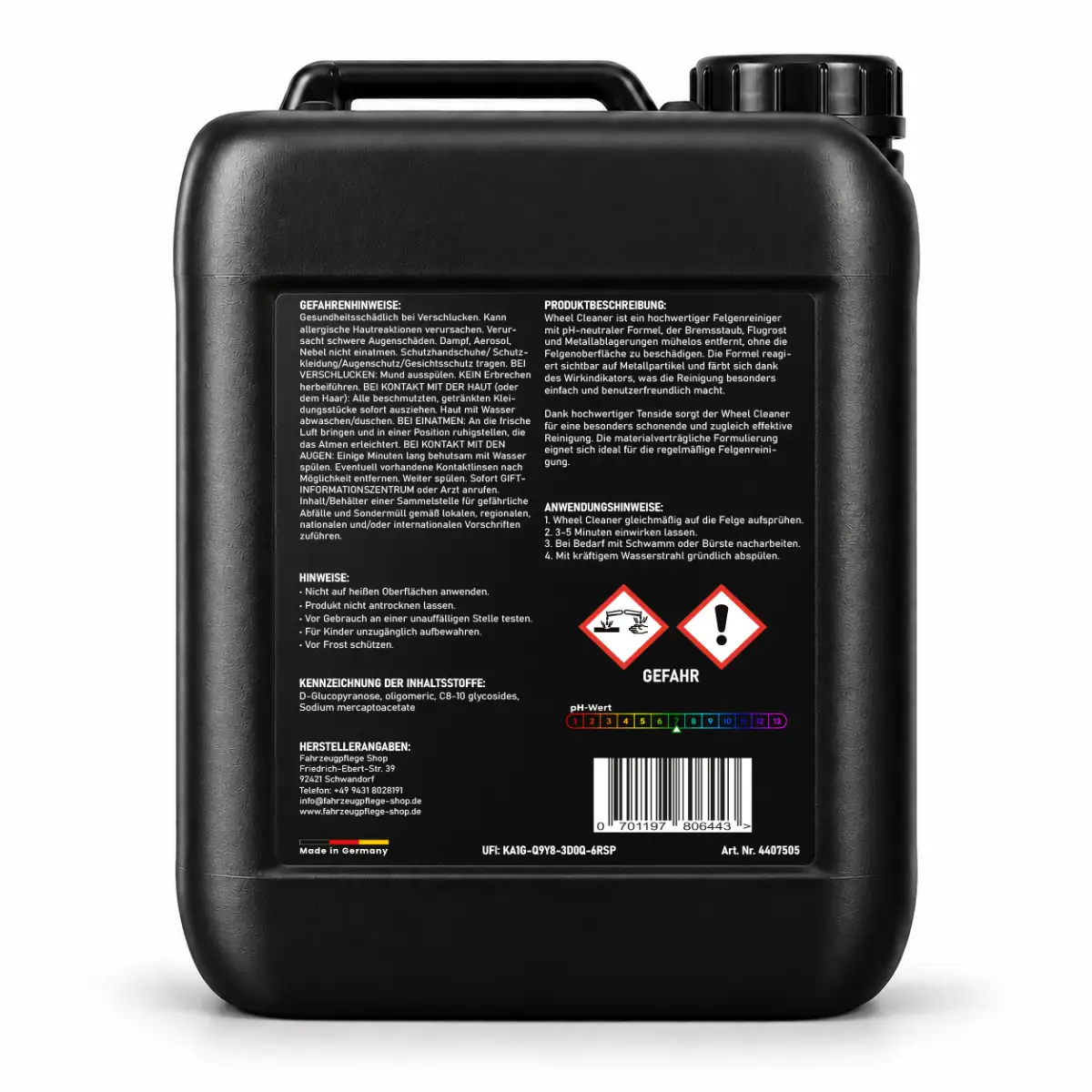 KONJUHI Wheel Cleaner Felgenreiniger 5L