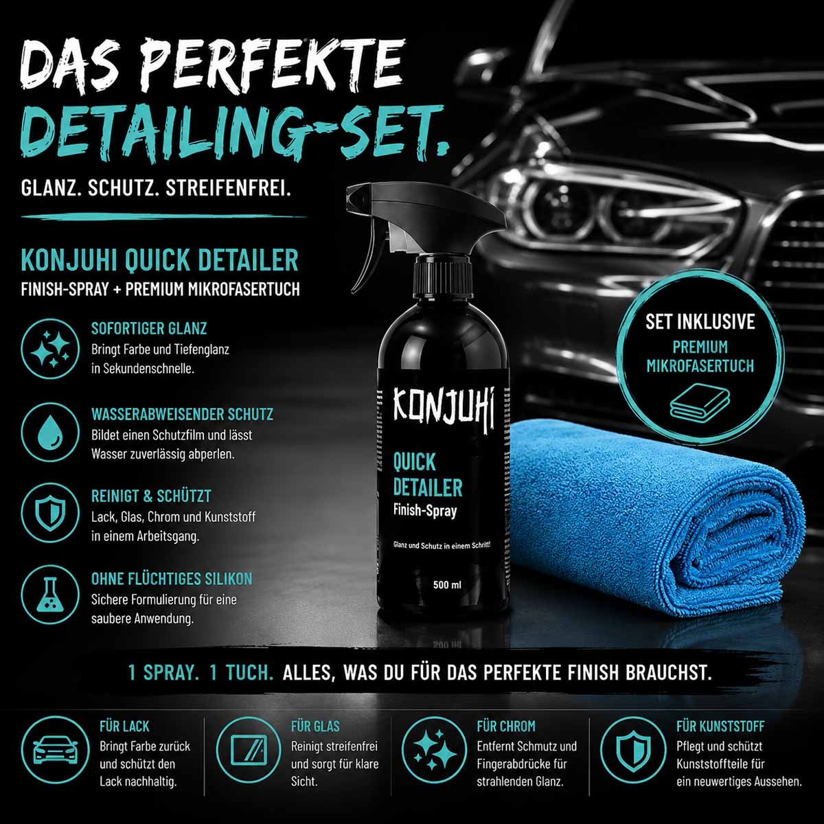 KONJUHI Quick Detailer 500ml SET #1