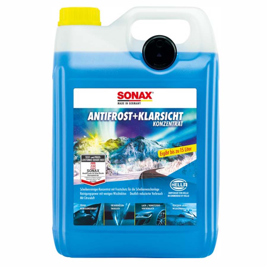 Sonax Antifrost + Klarsicht Konzentrat bis -30°C Citrus 5L