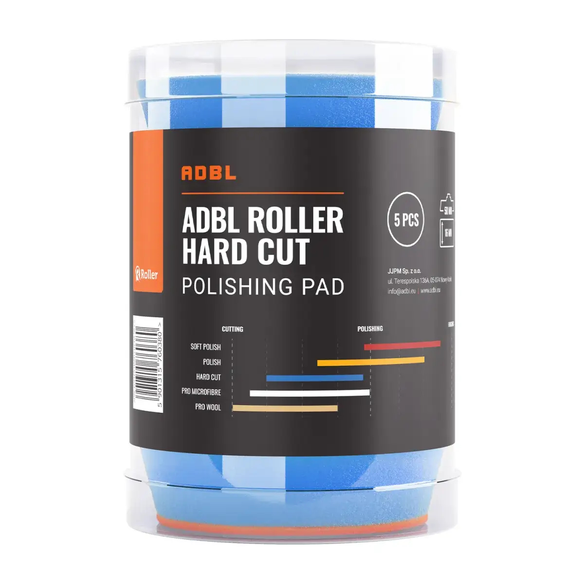 ADBL Roller Hard Cut Polierpad 50mm 5Stk.