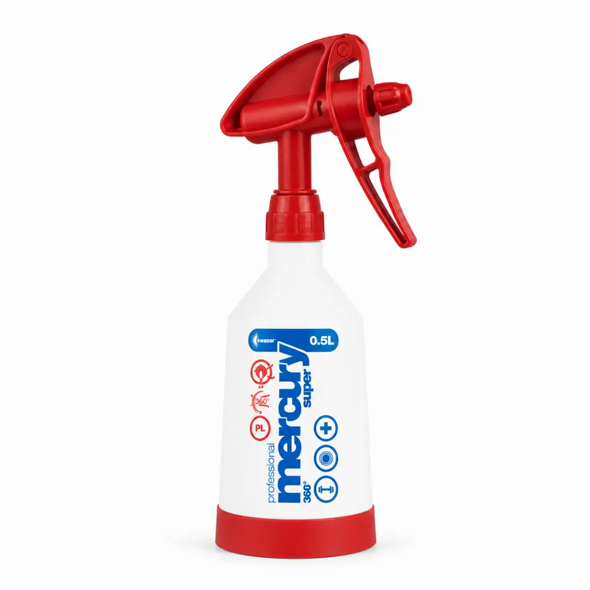 Kwazar Mercury Super PRO+ 360 Grad VITON rot Sprühflasche 0,5 Liter