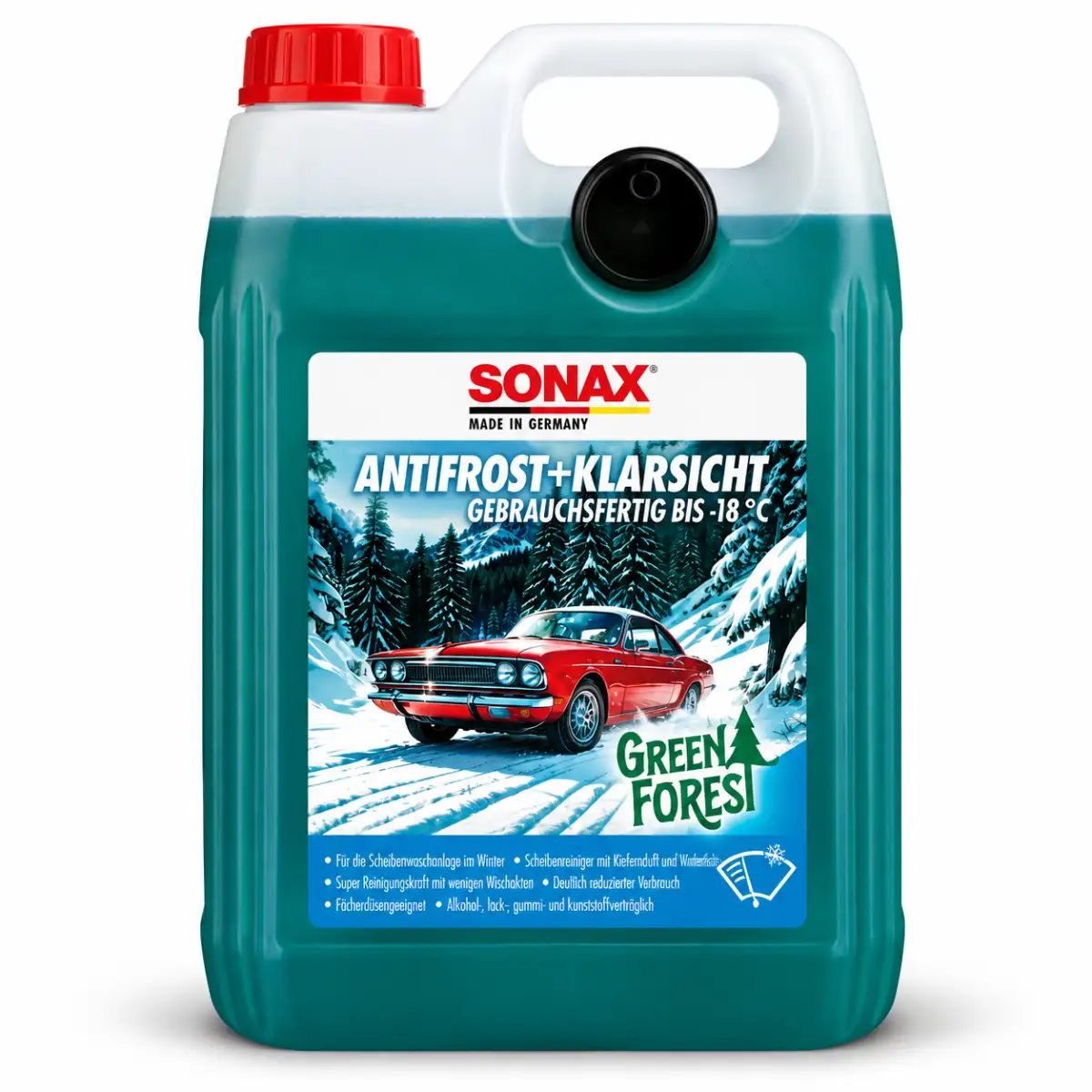 Sonax AntiFrost+KlarSicht bis -18 °C Green Forest 5L