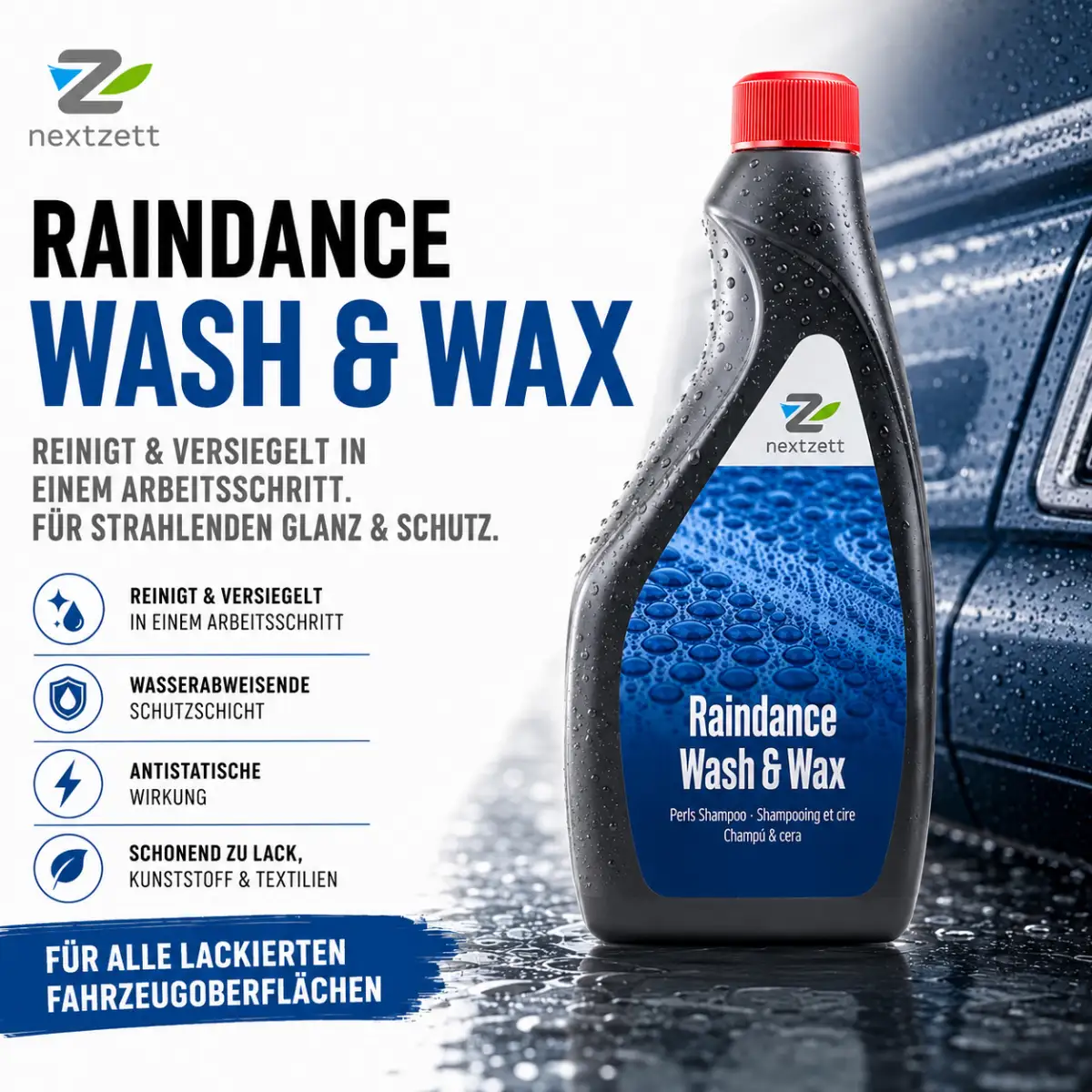 Nextzett Raindance Wash & Wax 500ml