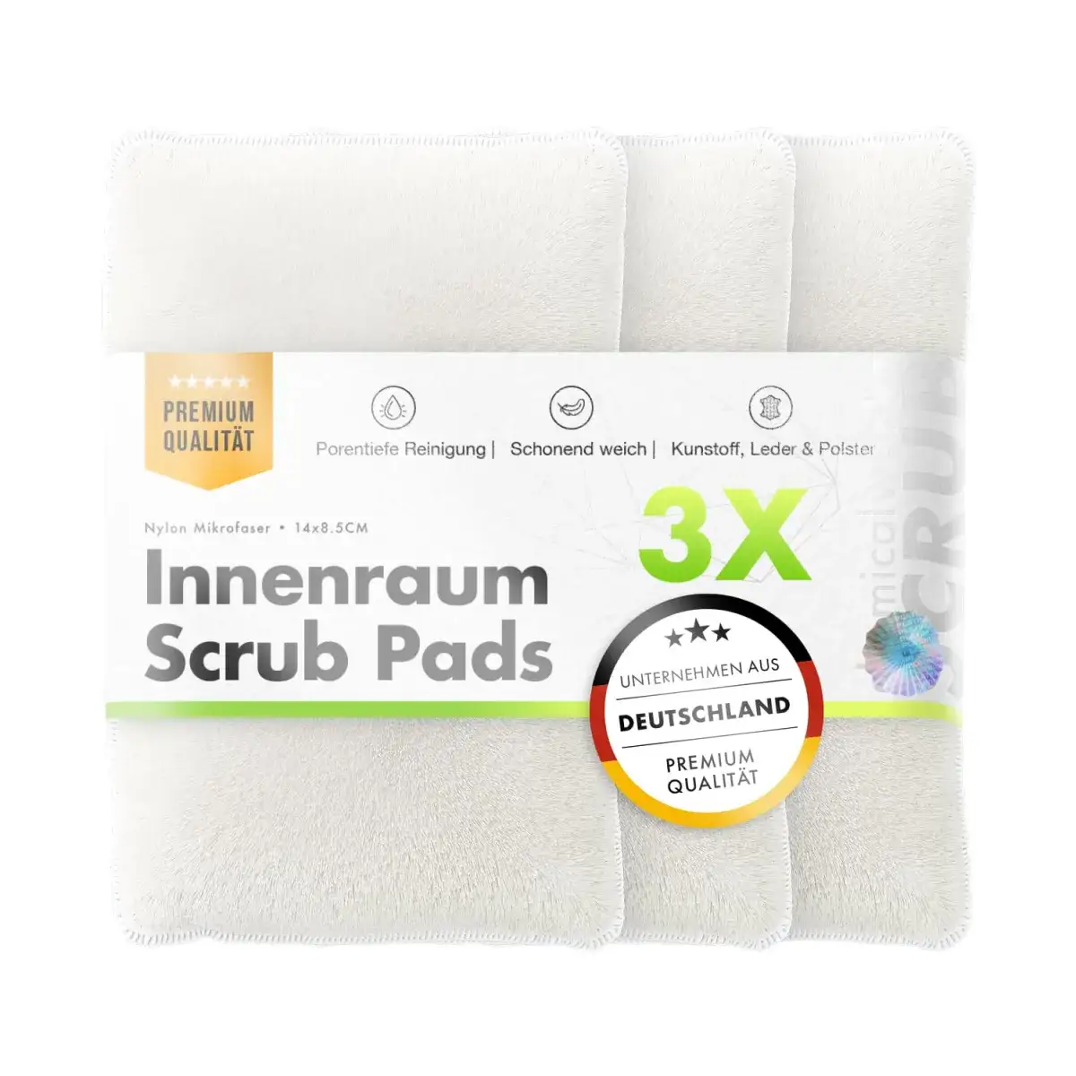 ChemicalWorkz Interior Cleaning Scrub Pad V2 3er Set