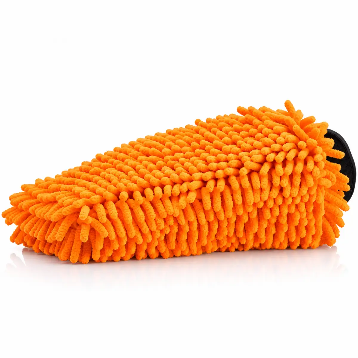 KONJUHI Chenille Waschhandschuh Orange
