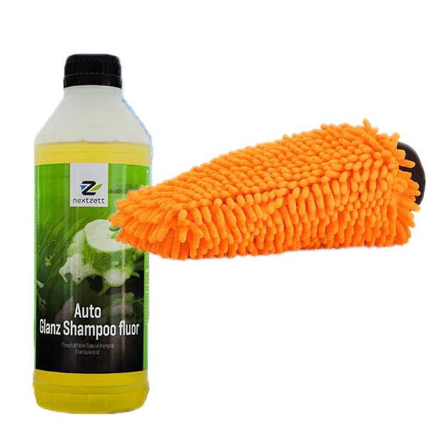 Nextzett-auto-shampoo-konjuhi-chenille-waschhandschuh-orange Nextzett Waschset Basic #2