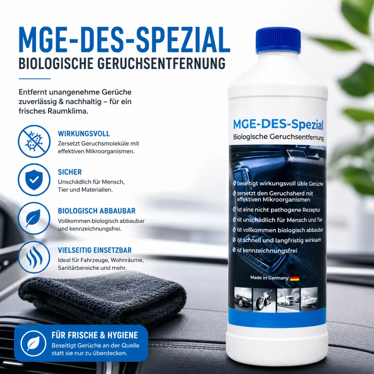 Unikum MGE-DES-Spezial Biologische Geruchsentfernung 1L