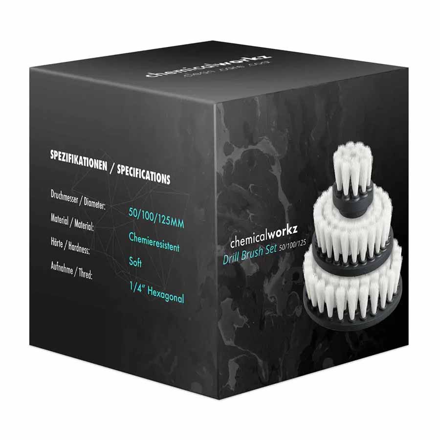 ChemicalWorkz Drill Brush Soft Set Reinigunsbürsten ChemicalWorkz Drill Brush Soft Set Reinigunsbürsten