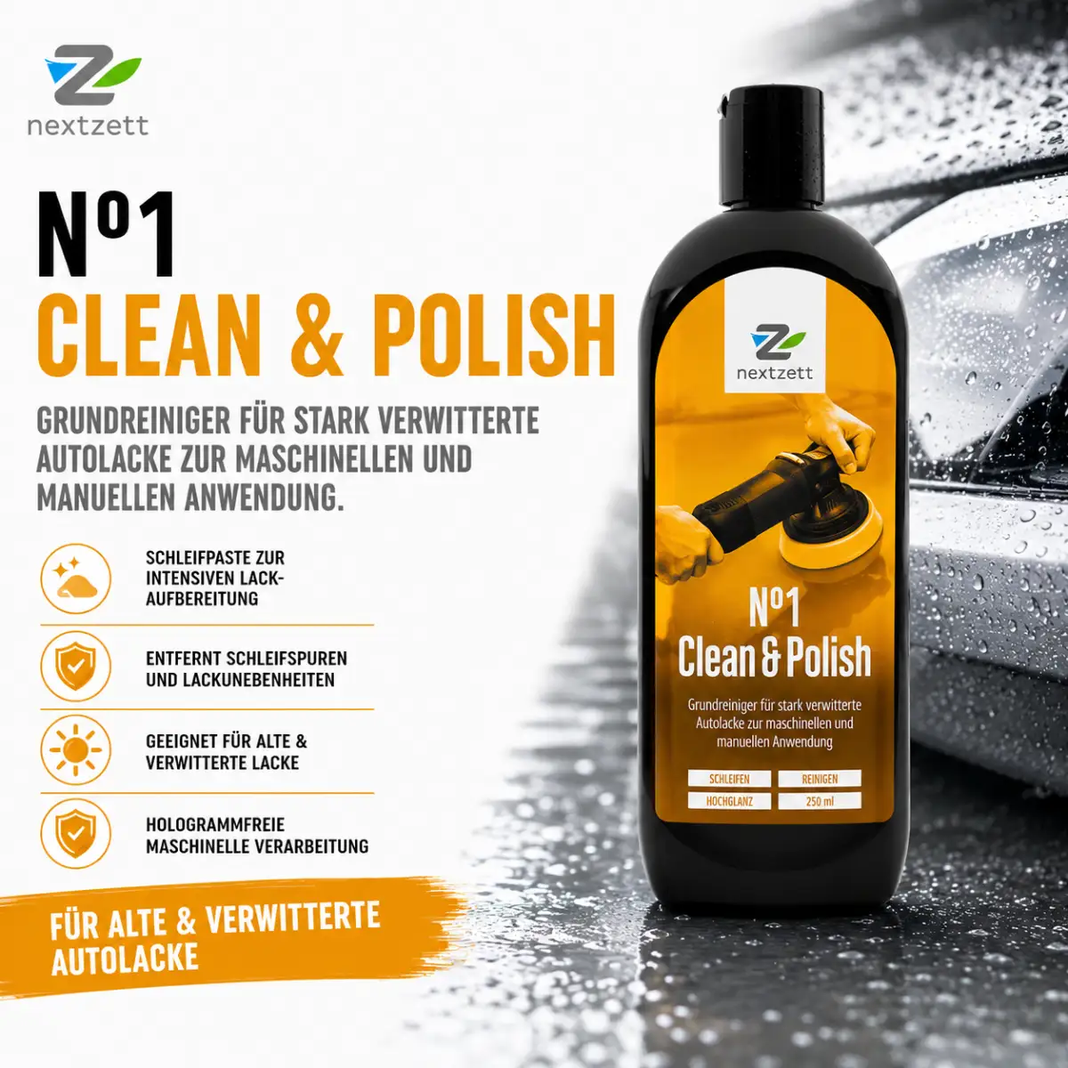 Nextzett No1 Clean & Polish 250ml