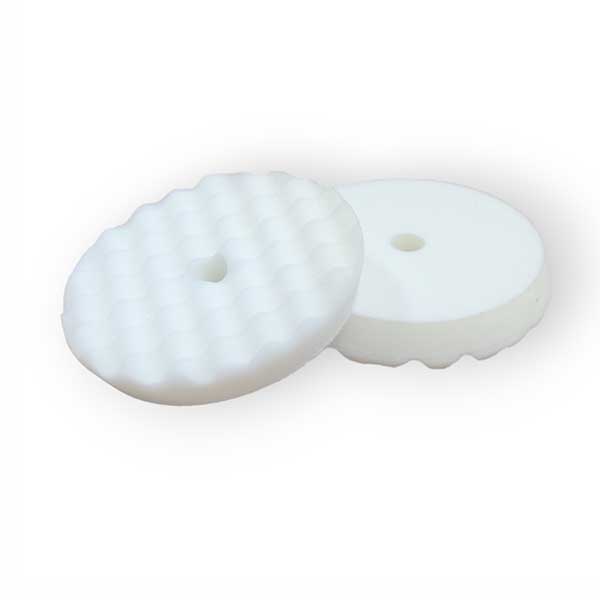 unikum-polierpad-soft-waffle-white Unikum Polierpad Soft Waffle White Ø 125mm
