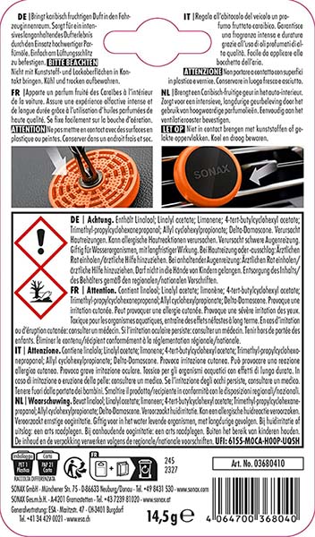 sonax-air-freshener-havana-love-2 Sonax Air Freshener Havana Love