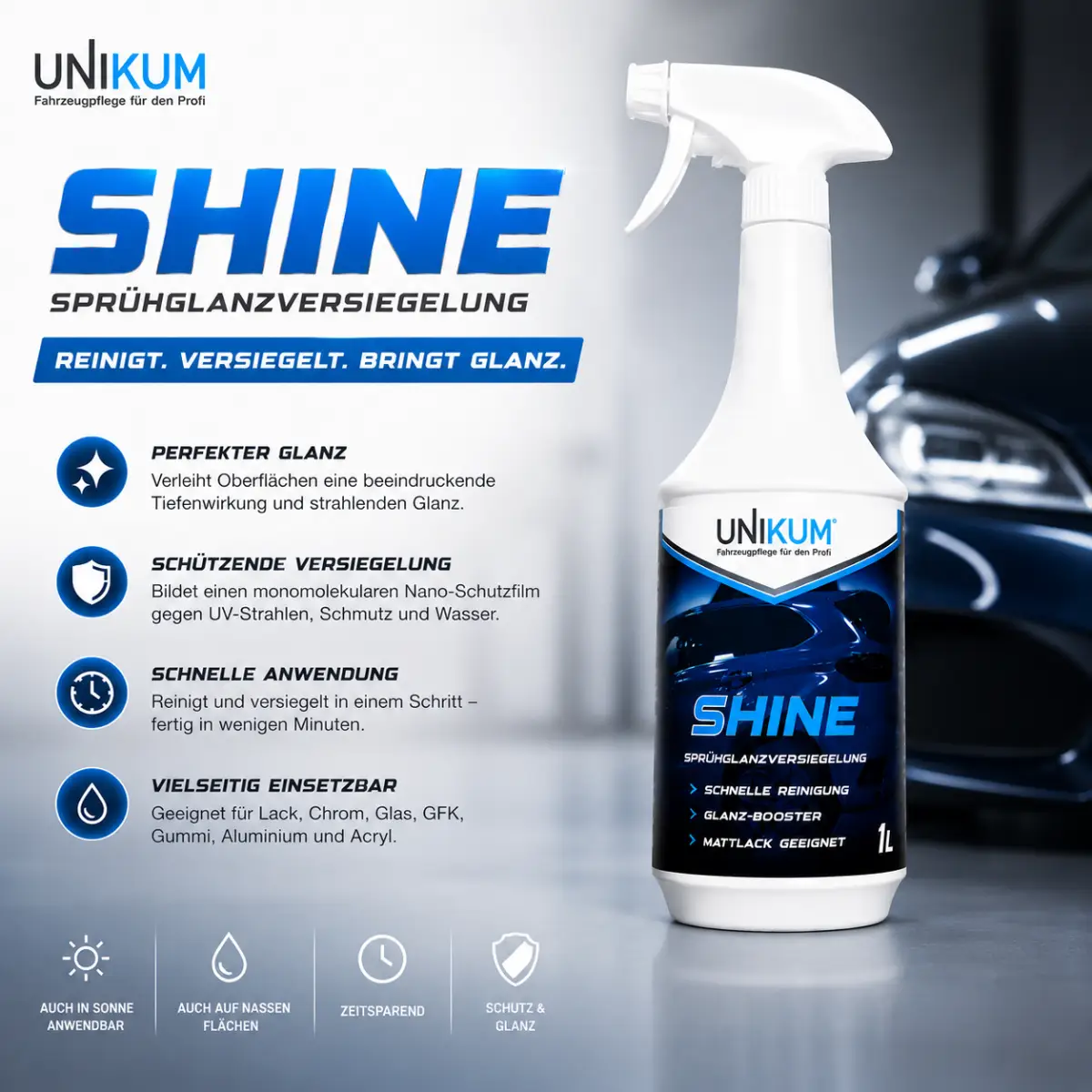 Unikum Optimus Shine Sprühglanzversiegelung 1L