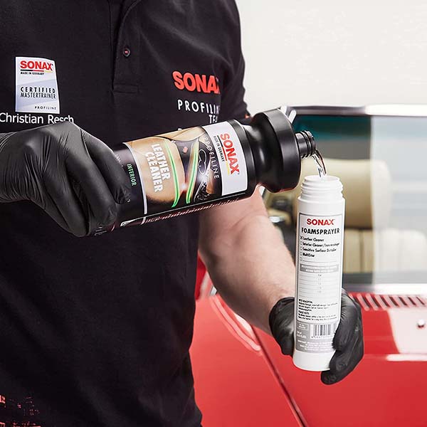 sonax-leather-cleaner-sonax-foamsprayer-3 Sonax Profiline Leather Cleaner Set + Foamsprayer