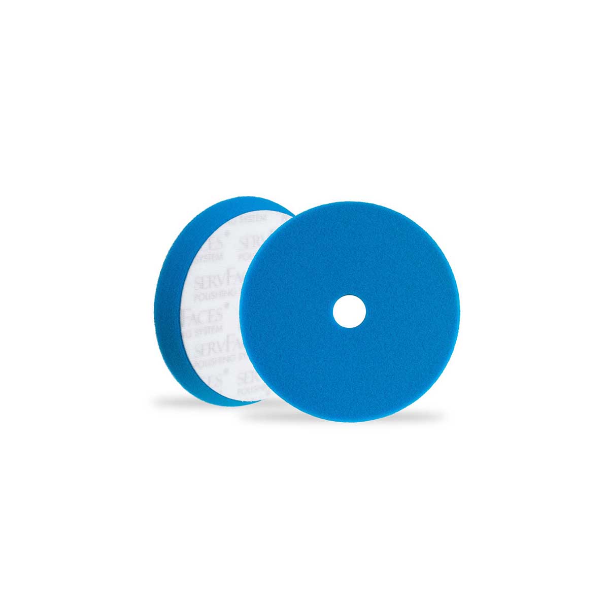 servfaces Polierpad TS 3 PRO - Ultra Fine Cut hellblau - Ø 80mm