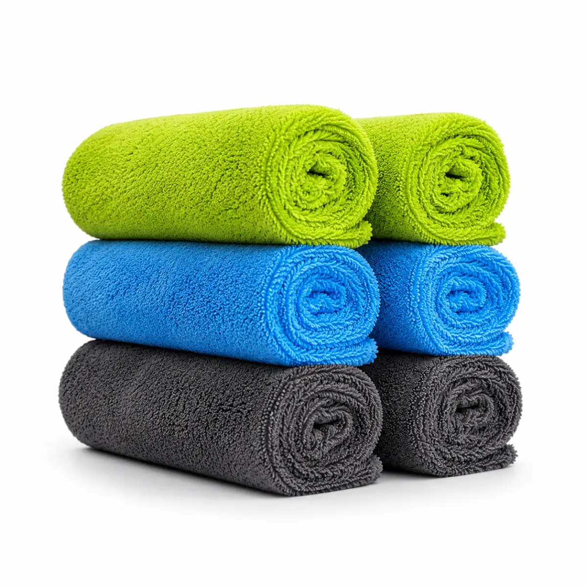 KONJUHI Plush Deluxe Mikrofasertuch 550GSM 6Stk.