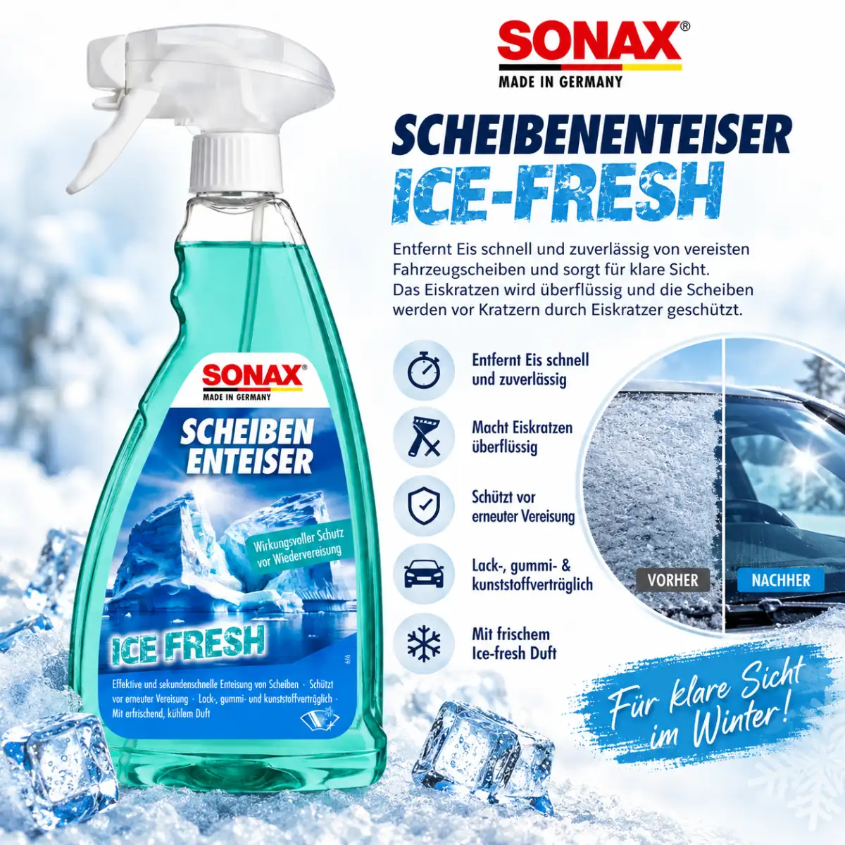 Sonax Schei­ben­Ent­eiser Ice-fresh 1L