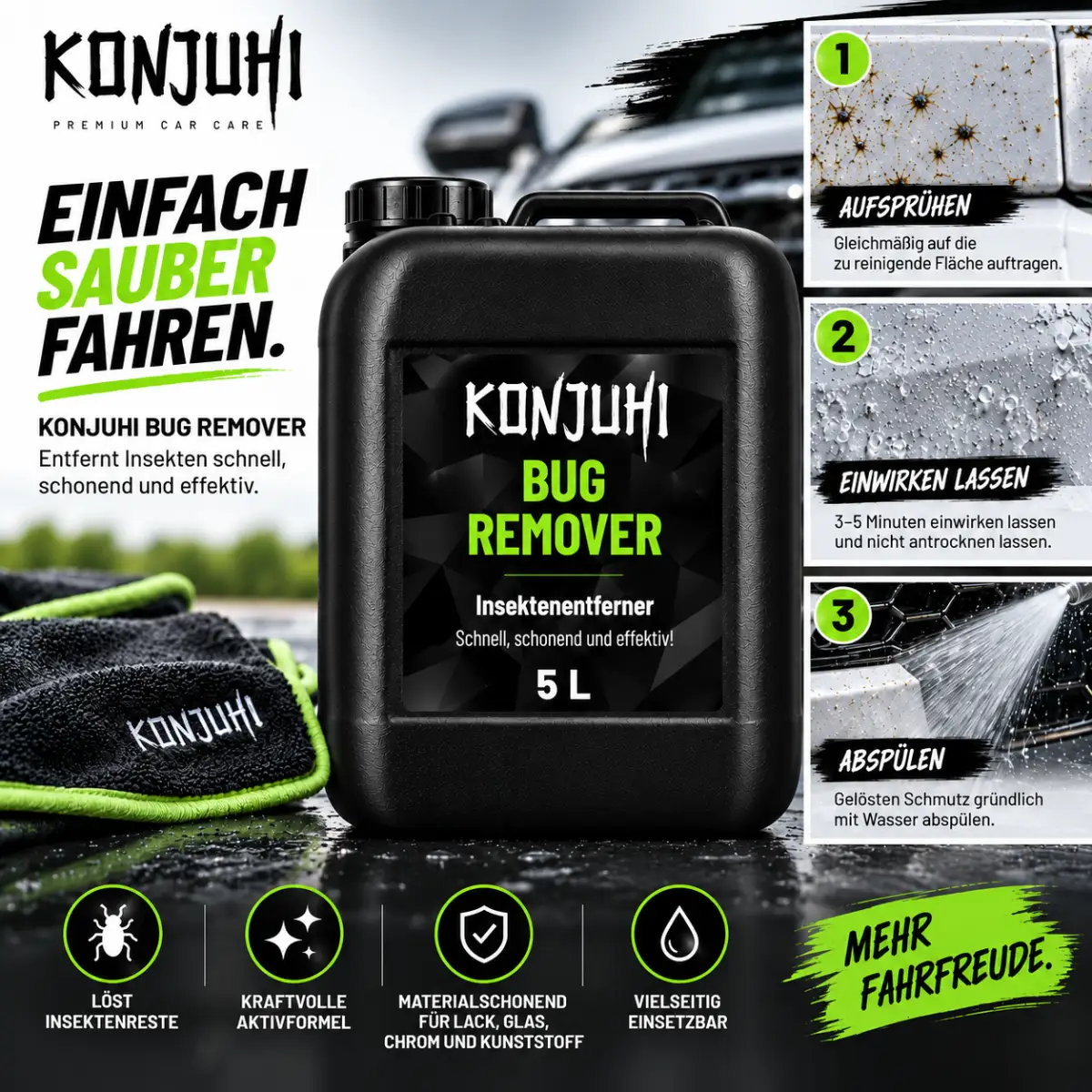 KONJUHI Bug Remover Insektenentferner 5L