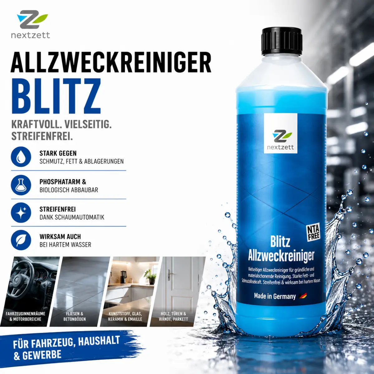 Nextzett Blitz Allzweckreiniger 1L
