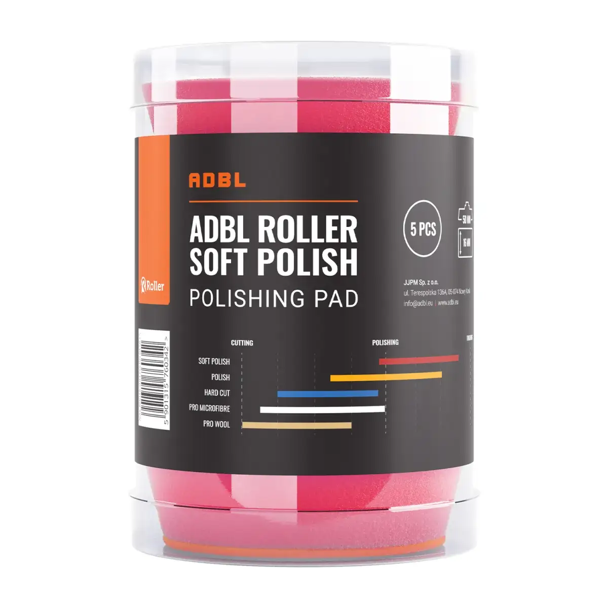 ADBL Roller Soft Polish Polierpad 50mm 5Stk.