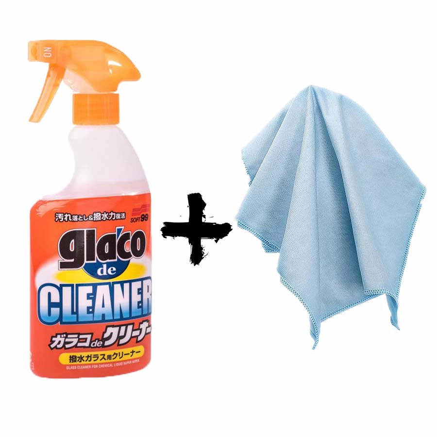 Soft99 Glaco De Cleaner Glasreiniger + Glastuch