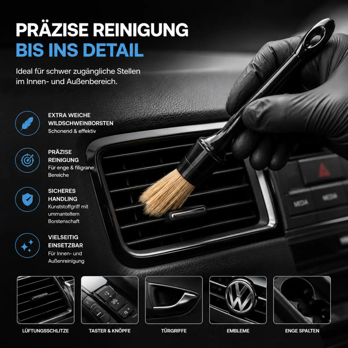 KONJUHI Dash Detailing Brush Small