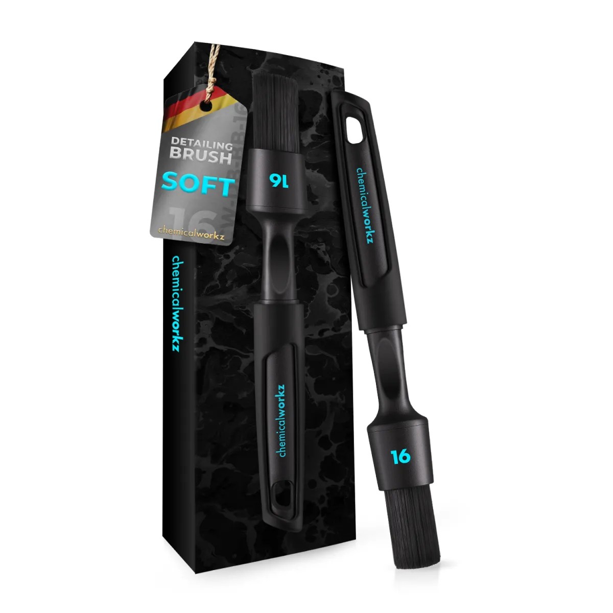 ChemicalWorkz Detailing Brush Black Boar Pinsel 16mm ChemicalWorkz Detailing Brush Black Boar Pinsel 16mm