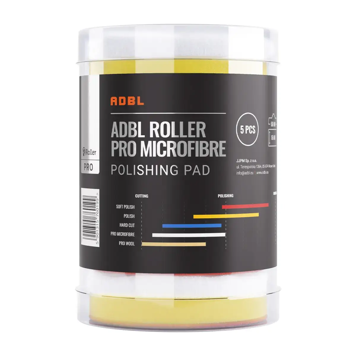 ADBL Roller Pro Microfibre Polierpad 50mm 5Stk.