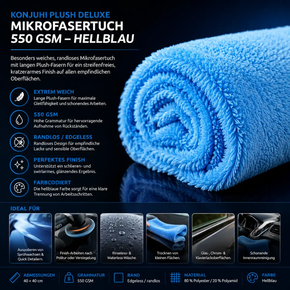 Unikum Optimus Shine Sprühglanzversiegelung 1L inkl. Mikrofasertuch 550GSM