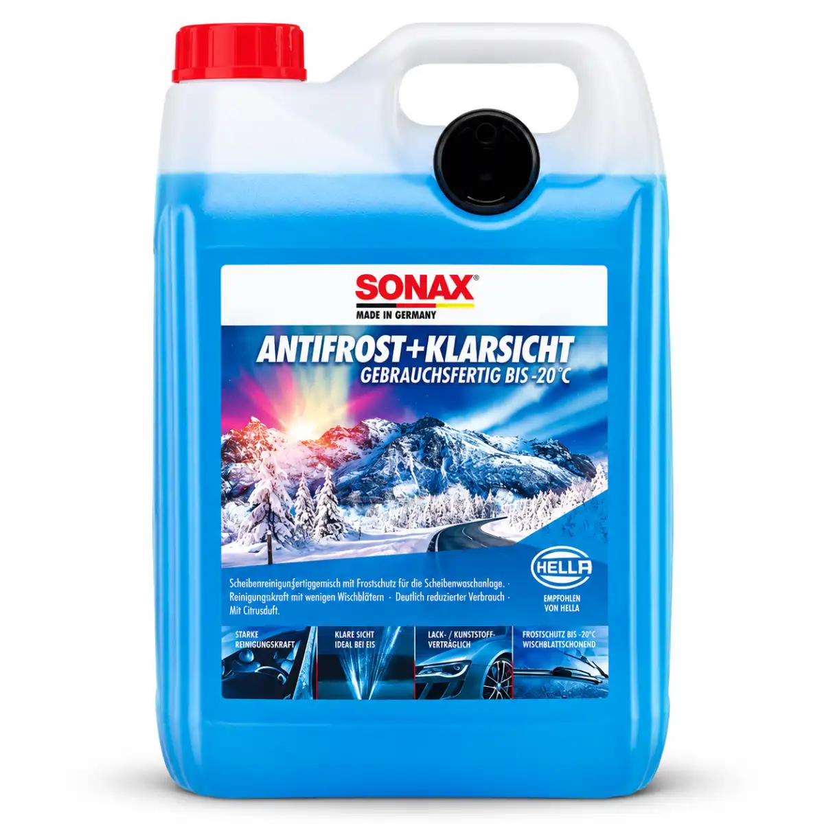 Sonax Antifrost + Klarsicht gebrauchsfertig bis -20 °C 5L