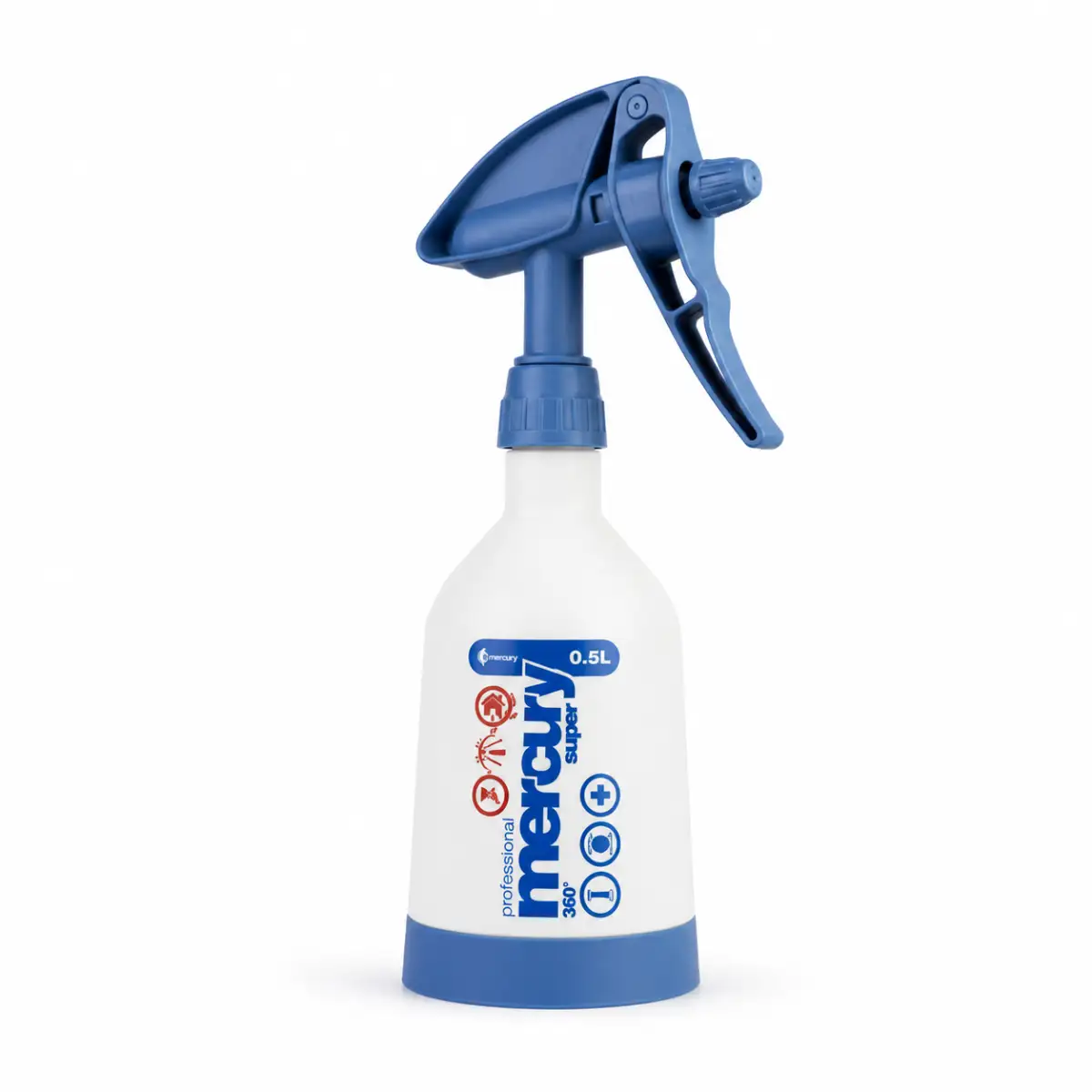 Kwazar Mercury Super PRO+ 360 Grad VITON blau Sprühflasche 0,5 Liter