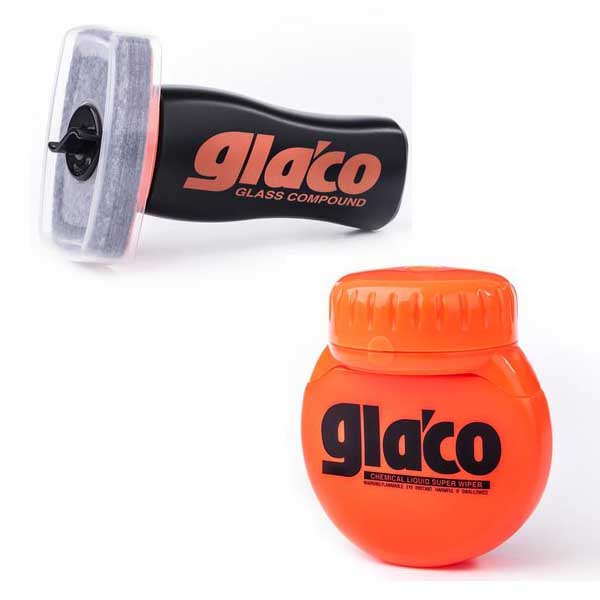 Soft99 Glaco Roll on Large + Glass Compound Set