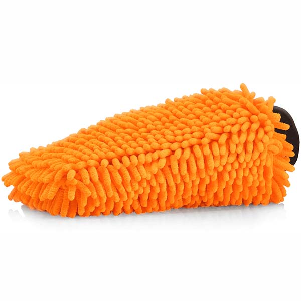 konjuhi-chenille-waschhandschuh-orange KONJUHI Chenille Waschhandschuh Orange