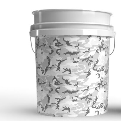 magic-bucket-wascheimer-5-gallonen-camouflage-grau-3 Magic Bucket Wascheimer 5 Gallonen Camouflage Grau
