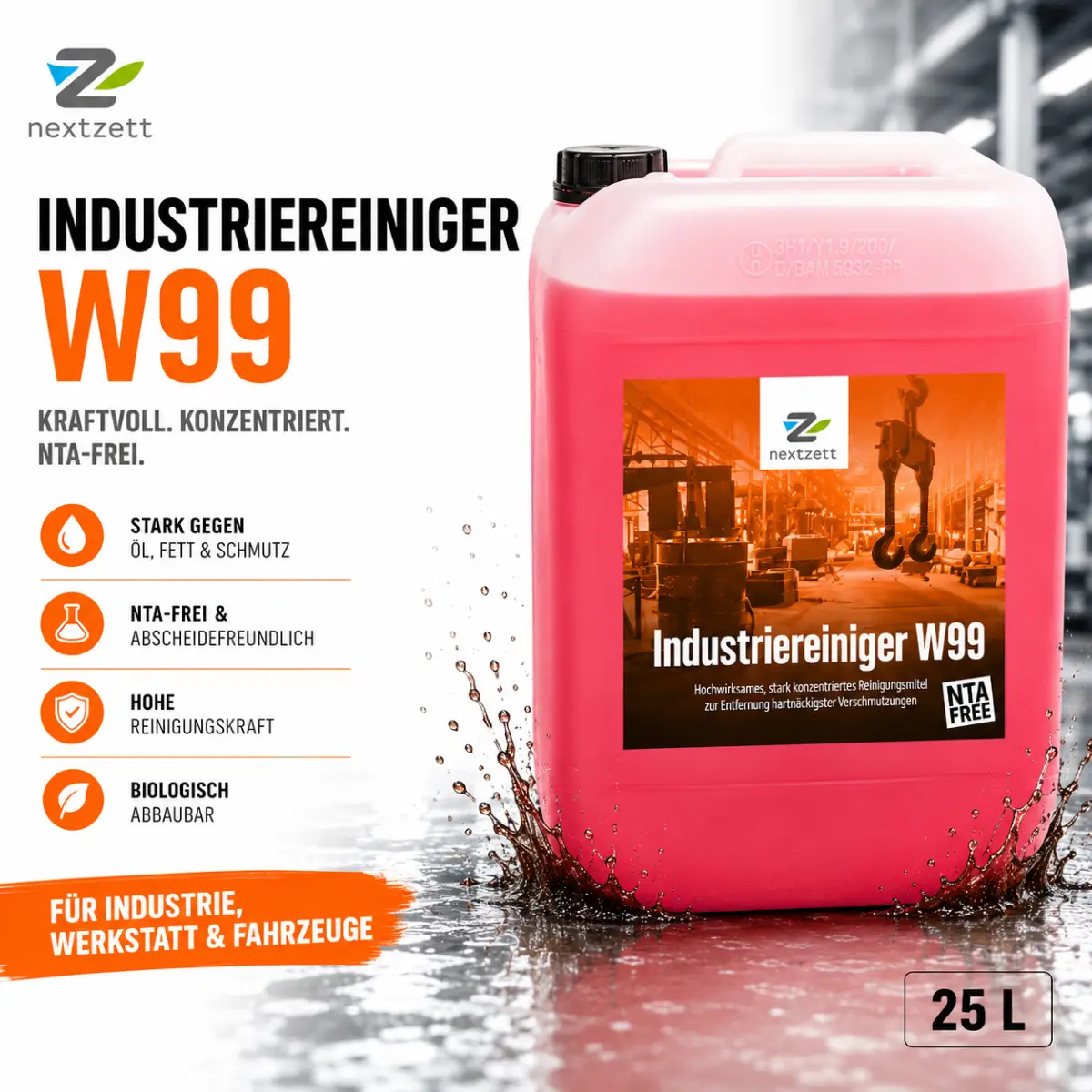 Nextzett Industriereiniger W99 25L