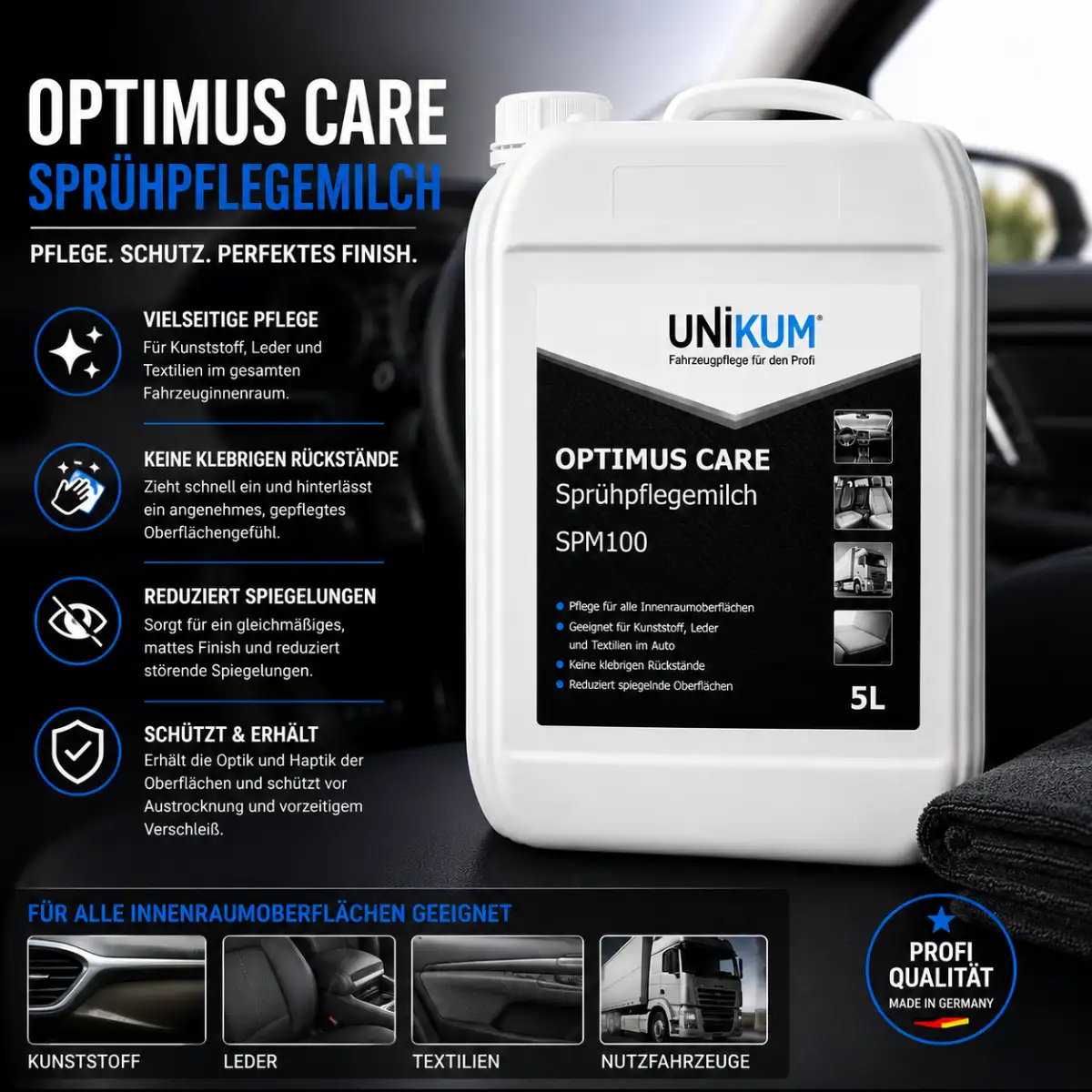 Unikum Optimus Care Sprühpflegemilch 5L