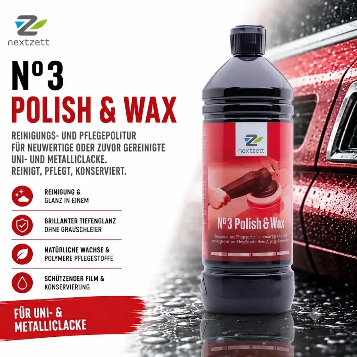 Nextzett No3 Polish & Wax 1L