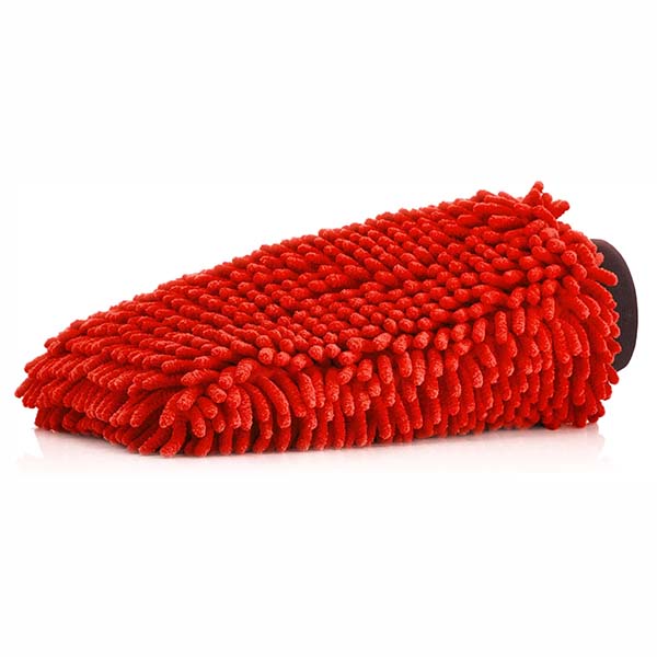 konjuhi-chenille-waschhandschuh-red KONJUHI Chenille Waschhandschuh Red