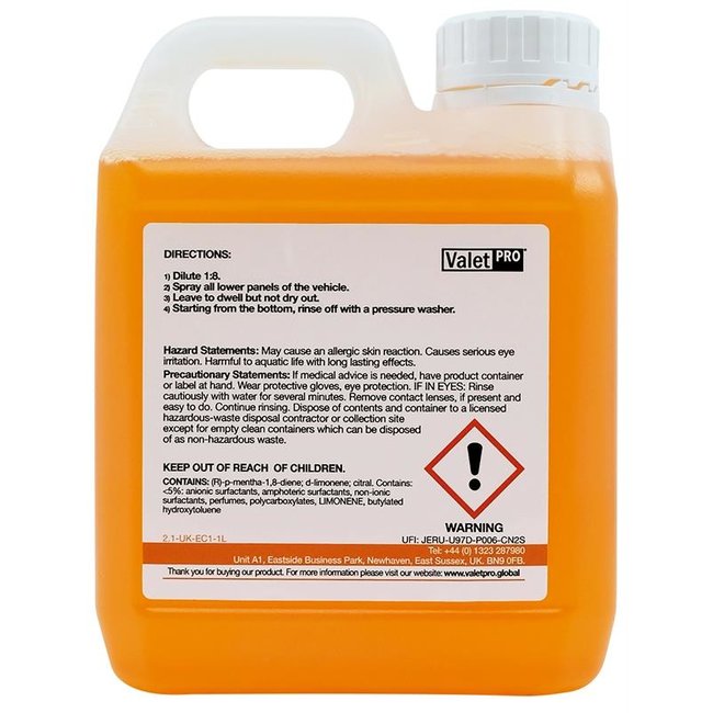 ValetPro-Citrus-Pre-Wash ValetPro Citrus Pre Wash 1L