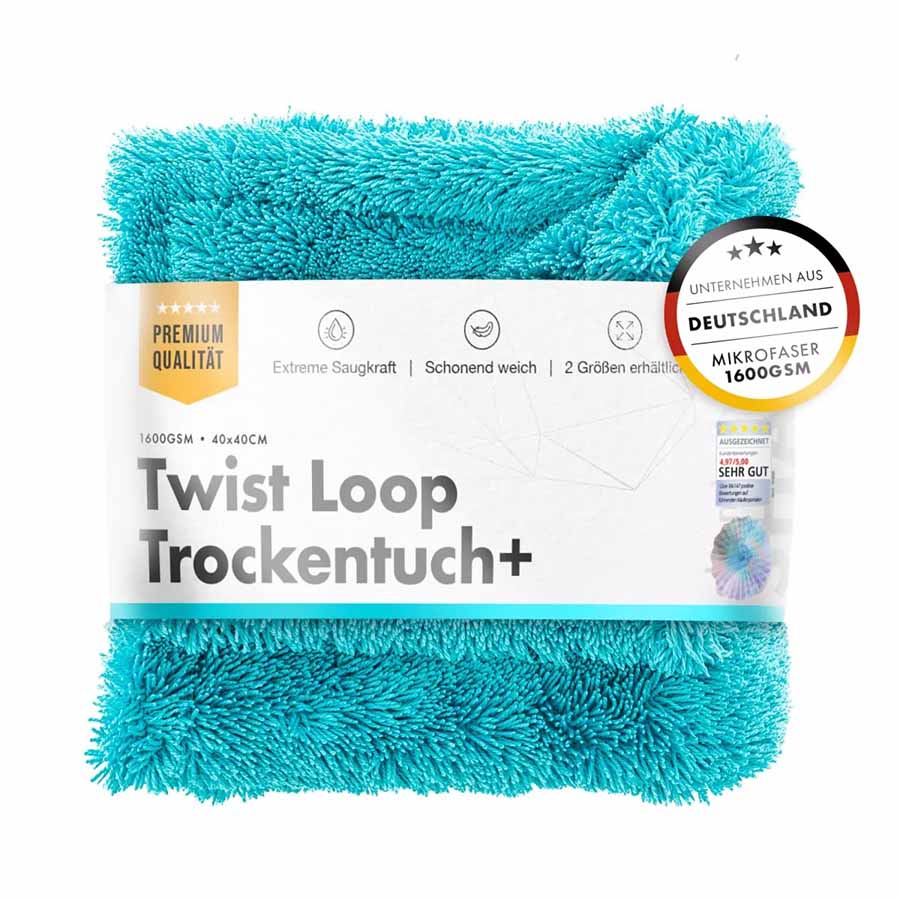 ChemicalWorkz Premium Twisted Towel 1600GSM Türkis Trockentuch 40x40cm ChemicalWorkz Premium Twisted Towel 1600GSM Türkis Trockentuch 40x40cm