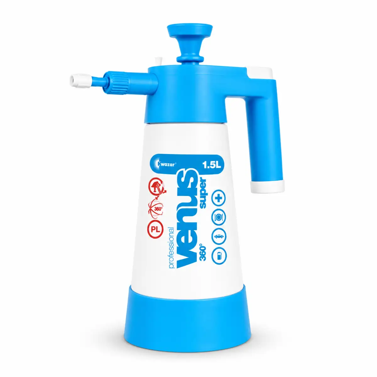 Kwazar Venus Super PRO+ 360 Grad VITON Pumpsprüher 1,5 Liter