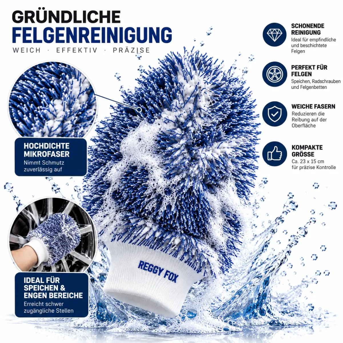 Labocosmetica Reggy Fox Wheel Mitt Waschhandschuh