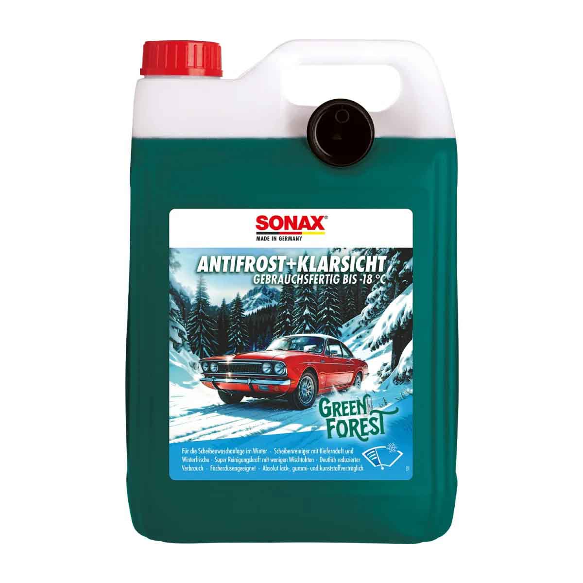 Sonax AntiFrost+KlarSicht bis -18 °C Green Forest 5L